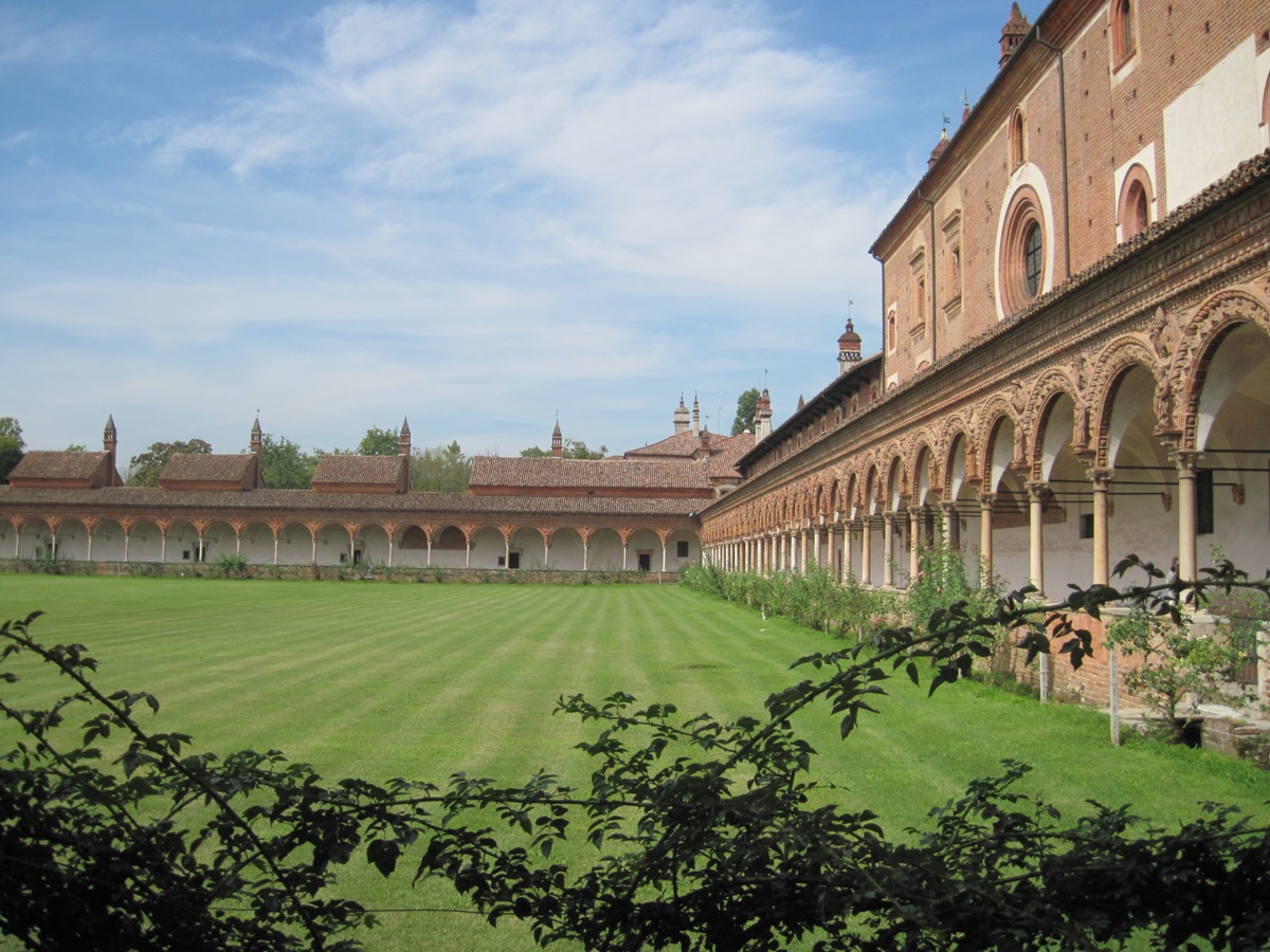 10- Pavia -Panoramica del chiostro grande